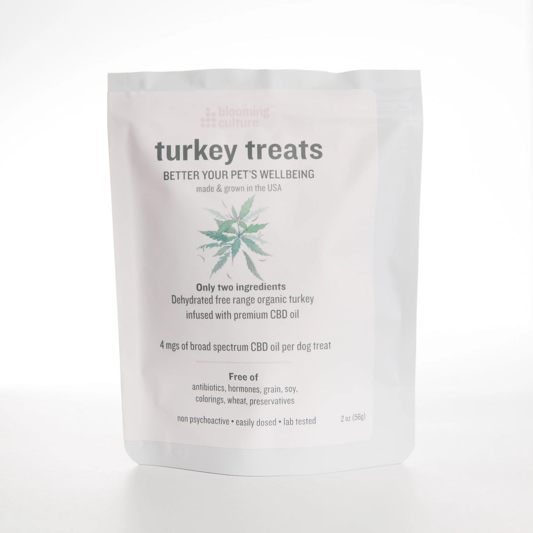 CBD turkey treats for dogs | Blooming Culture